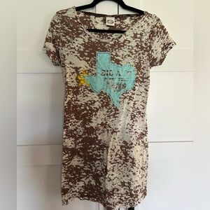 JET by John Eshaya Brown and Cream Patterned Top - big Al’s honky tonk texas